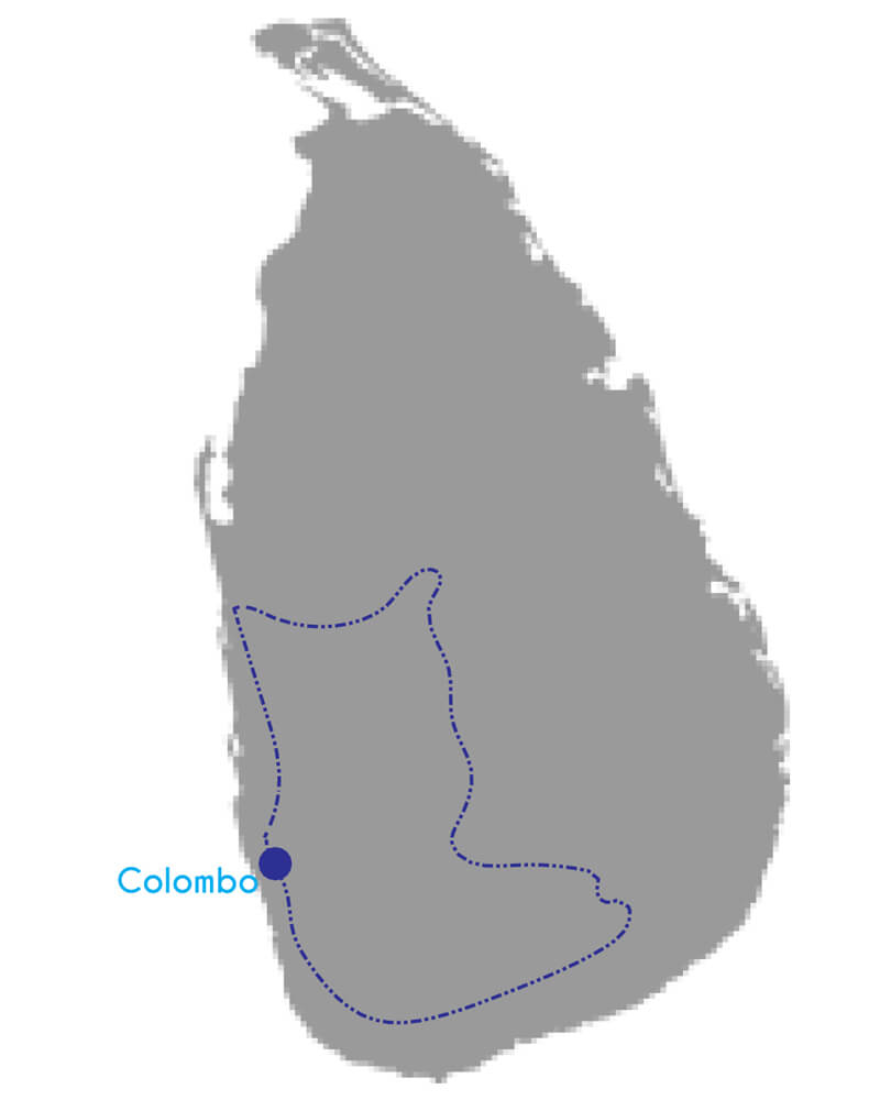 Adventurous Sri Lanka Map